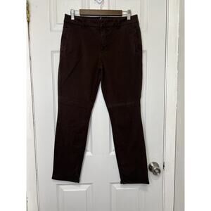 Anthropology Level 99 Lily‎ Skinny Straight Low Rise  Denim Jeans 30 Women Brown